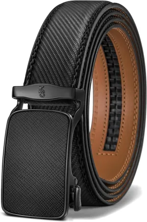 BULLIANT Men's Ratchet Belt Nontrimmable-Click Belt Adjustable for Men Gift Lightweight 1 3/8"