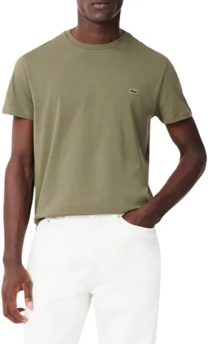 Lacoste Men's Crew Neck Short Sleeve Regular Fit Classic T-Shirt