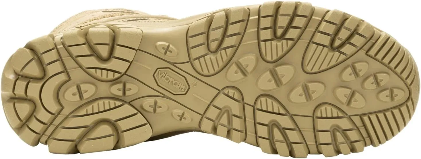 Merrell Men??s Moab 3 8?? Zip Tactical Waterproof Boots, Durable & Comfortable Coated Leather Combat Hiking Shoes