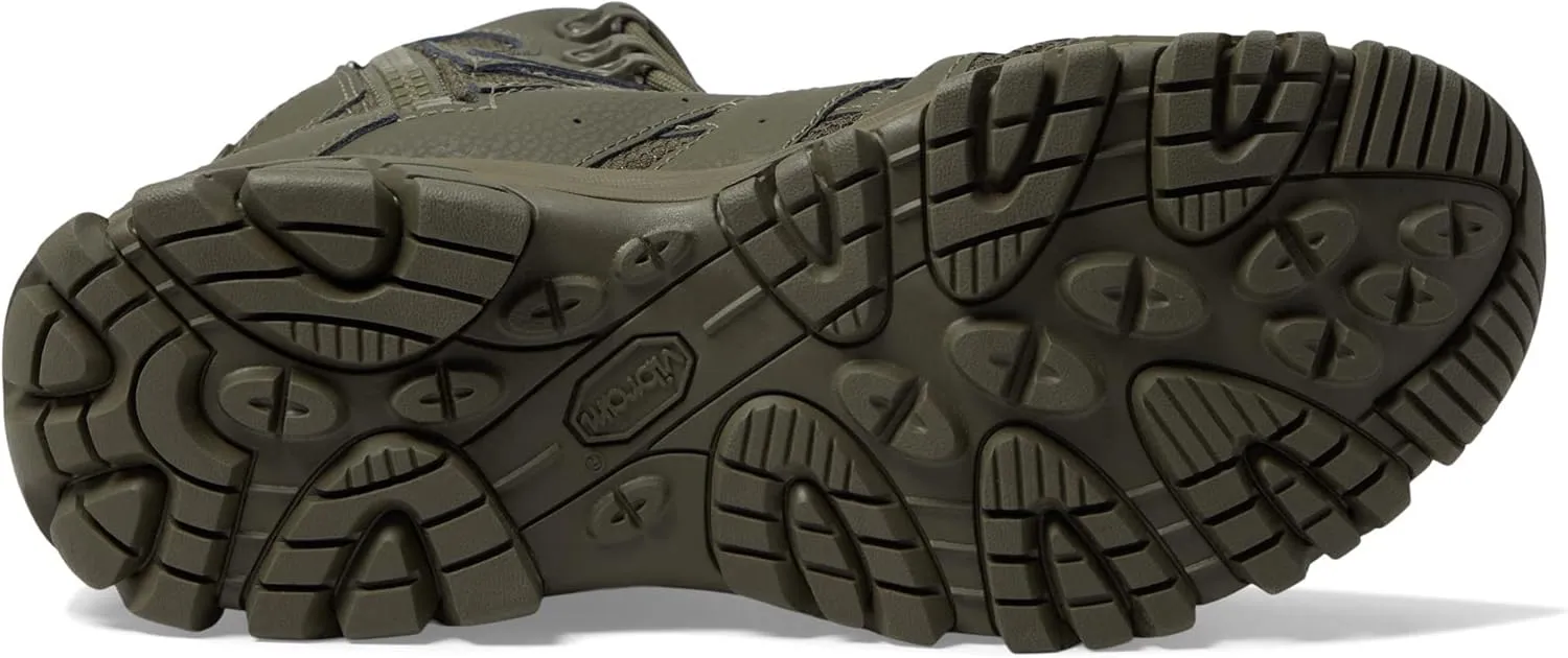 Merrell Men??s Moab 3 8?? Zip Tactical Waterproof Boots, Durable & Comfortable Coated Leather Combat Hiking Shoes