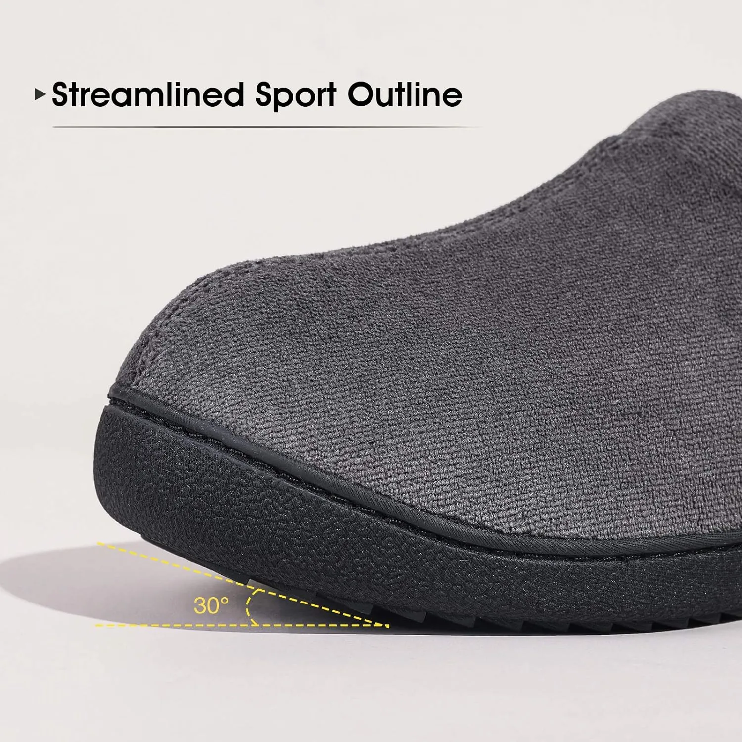 MERRIMAC Men's Slip on Slippers Comfy Memory Foam Non Slip Indoor House Shoes