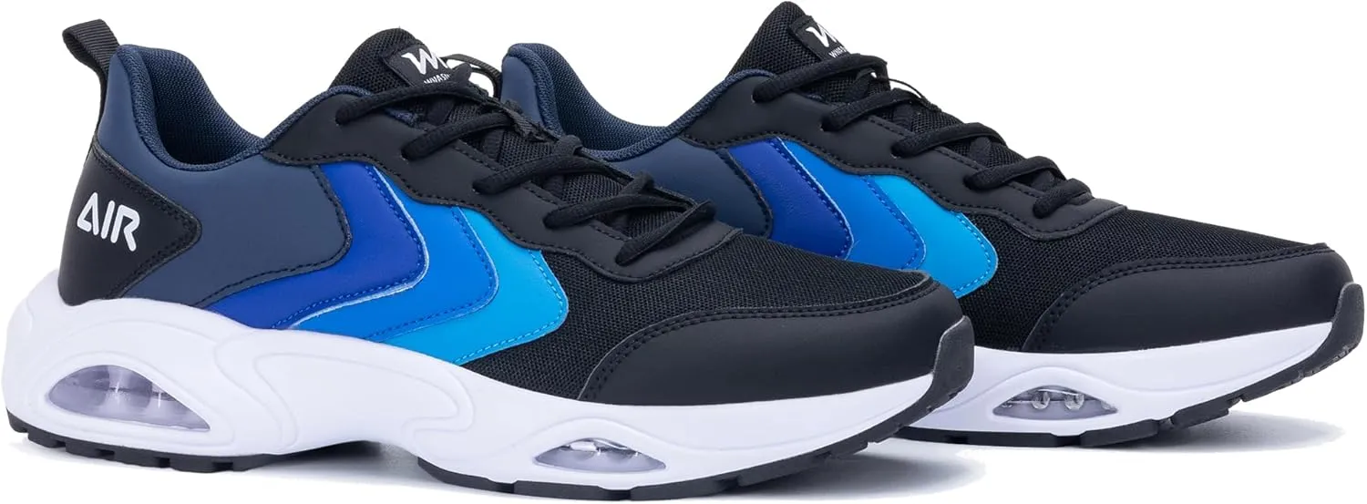 Quseek Mens Athletic Running Shoes Tennis Walking Sneakers Lightweight Breathable for Gym Jogging Sports US 7-13